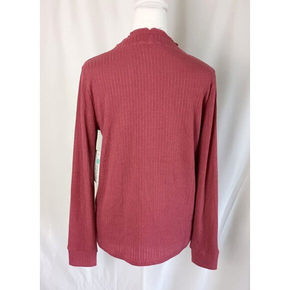 NWT Pink Clover Stitch Fix Rose Pink Soft Long Sleeve Top Sweater Size M - Picture 6 of 10